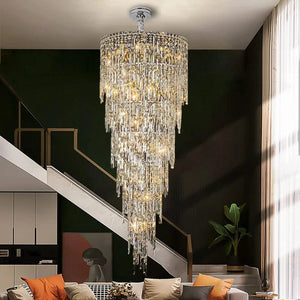 Large Crystal Entryway Chandelier Modern Chandelier