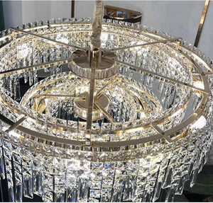 Large Crystal Entryway Chandelier Modern Chandelier
