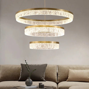Leda Led Pendant Chandelier 15.7''+21.7''+31.5'' Modern Chandelier