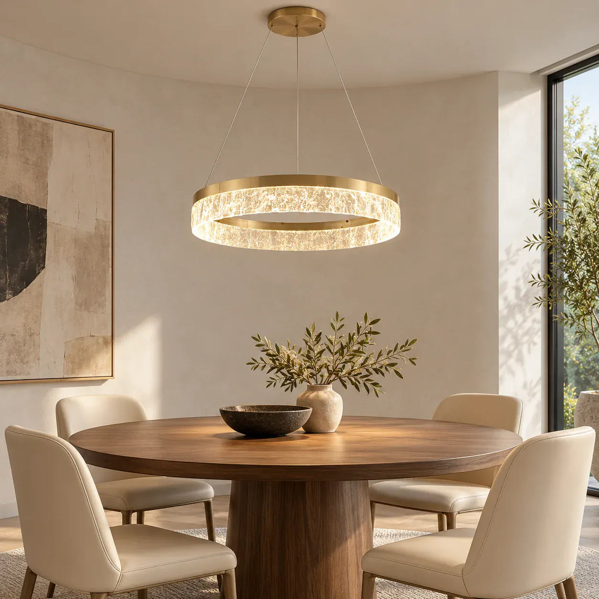 Leda Led Pendant Chandelier 23.62'' Modern Chandelier