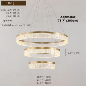 Leda Led Pendant Chandelier Modern Chandelier