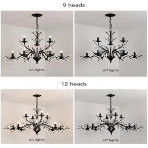 Legen Crystal Iron Chandelier Modern Chandelier