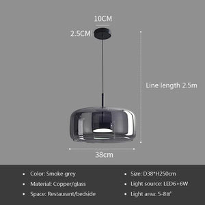 Lindy Globe Glass Pendant Light Modern Chandelier