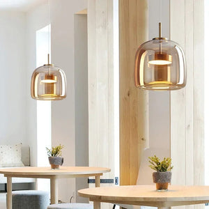 Lindy Globe Glass Pendant Light Modern Chandelier