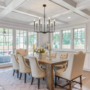 Lissa Rustic Iron Chandelier Modern Chandelier