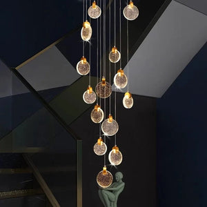 Mabel Staircase Long Chandelier Modern Chandelier