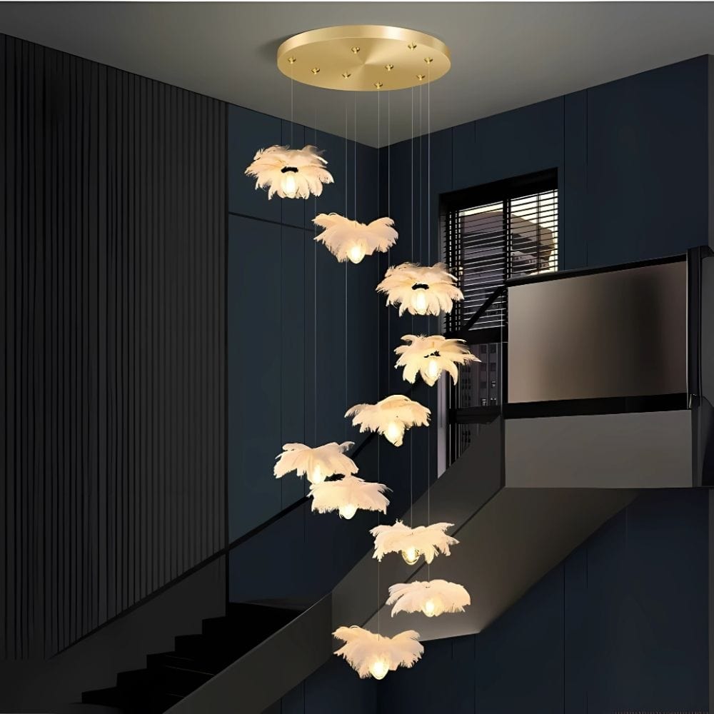 Marie Pendant Staircase Chandelier 15 Modern Chandelier