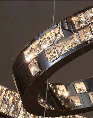 Olive Black Staircase Chandelier Modern Chandelier