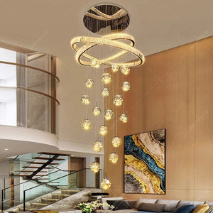 Saige Luxury Staircase Chandelier Modern Chandelier