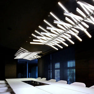 Skye Linear Contemporary Chandelier Modern Chandelier