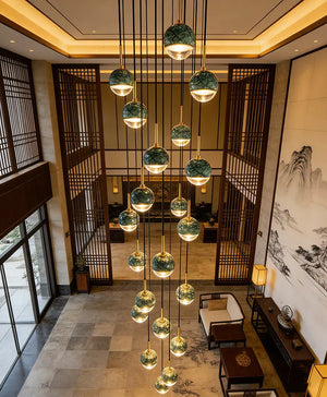 Toria Marble Multi Pendant Chandelier Modern Chandelier