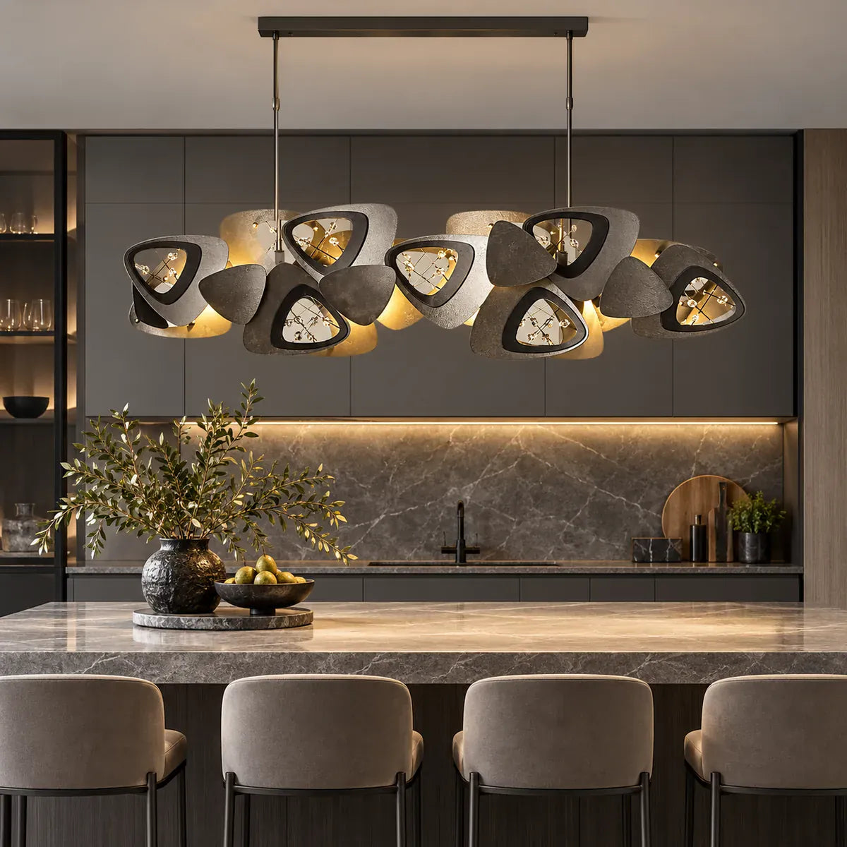 Travis Linear Pendant Chandelier Modern Chandelier