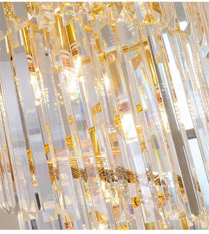 Vesper High Ceiling Crystal Chandelier Modern Chandelier