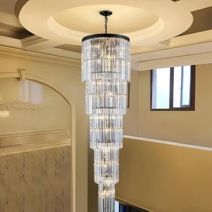 Zane Large Foyer Crystal Chandelier Modern Chandelier