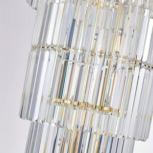 Zane Large Foyer Crystal Chandelier Modern Chandelier