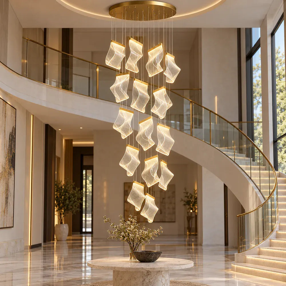 Zen Modern Staircase Chandelier Modern Chandelier