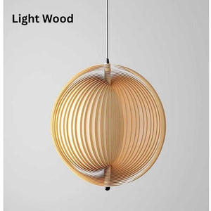 Zirel Rustic Wood Staircase Chandelier Modern Chandelier