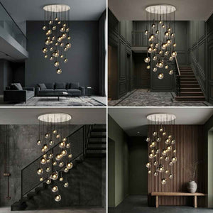 Zorin Multi Glass Pendant Chandelier Modern Chandelier