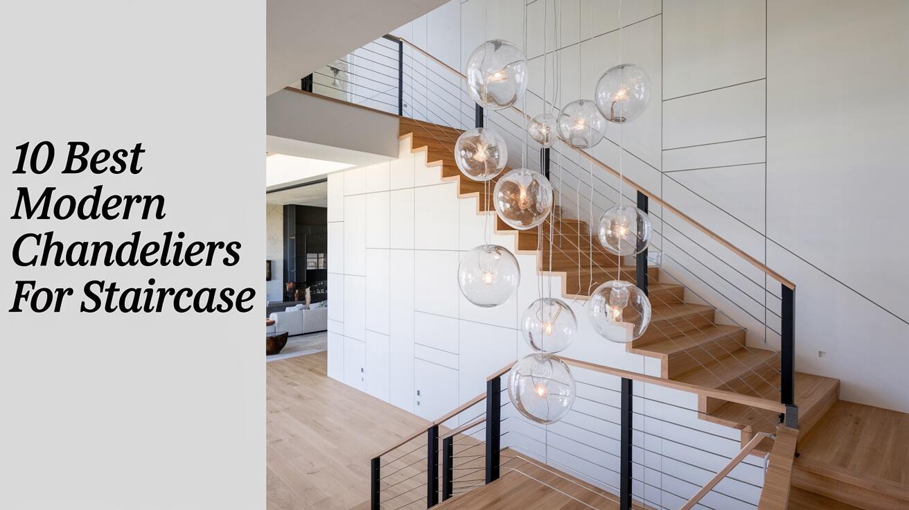 10 Best Modern Chandeliers for Staircase