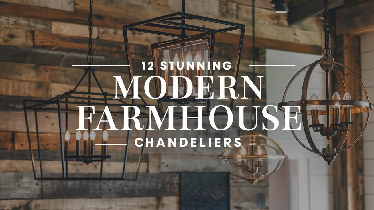 12 Stunning Modern Farmhouse Chandeliers