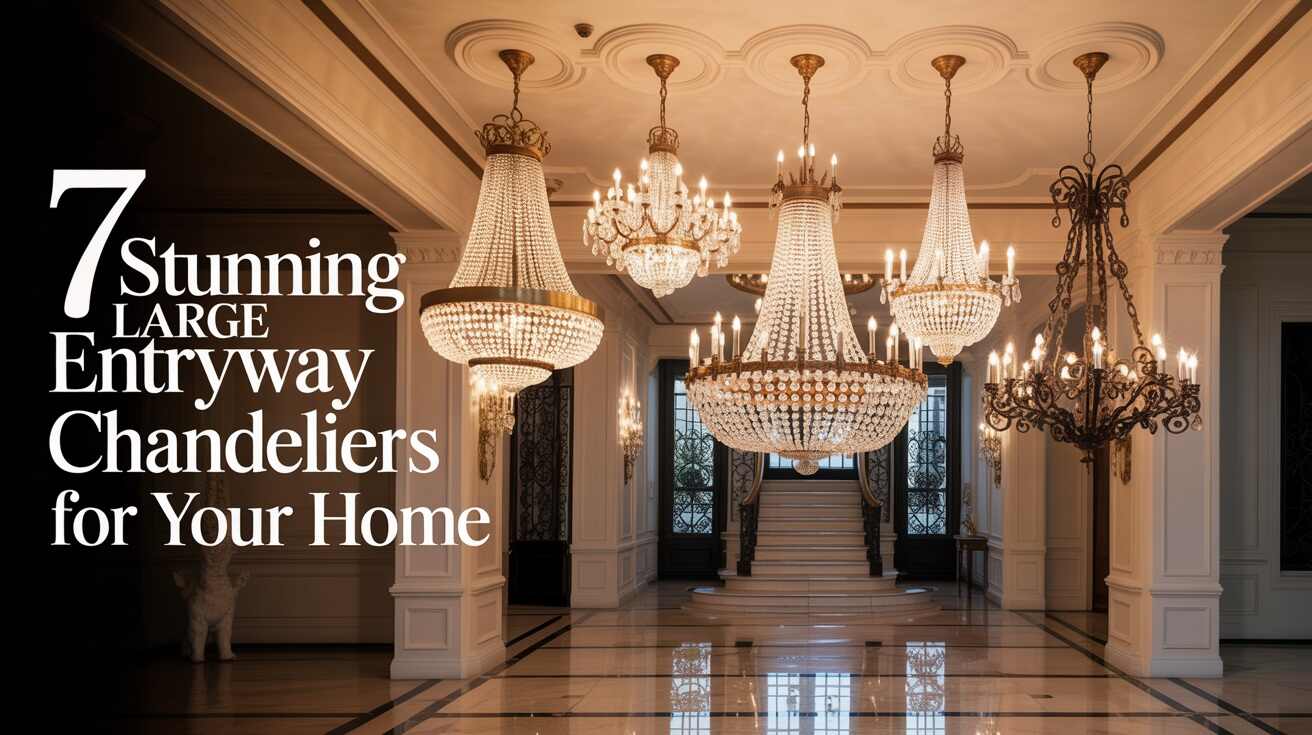 12 Large Entryway Chandeliers for Tall and Open Foyers