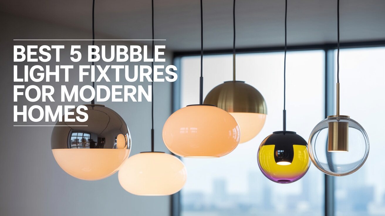 Best 5 Bubble Light Fixtures for Modern Homes