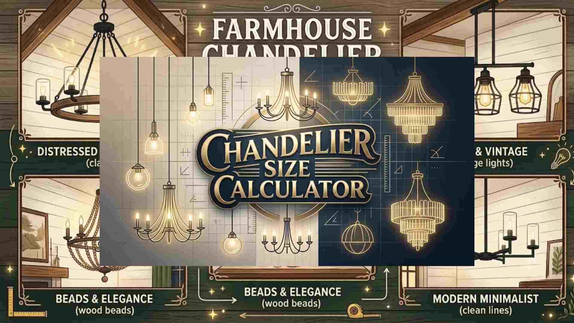 Chandelier Size Calculator 2026: Complete Sizing Formulas, Charts & Room-by-Room Reference Guide