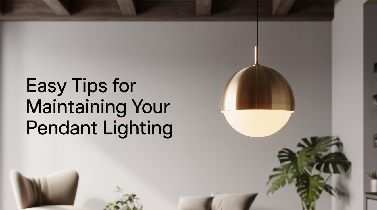 How to Clean Pendant Lights: Glass, Crystal, Metal and Rattan