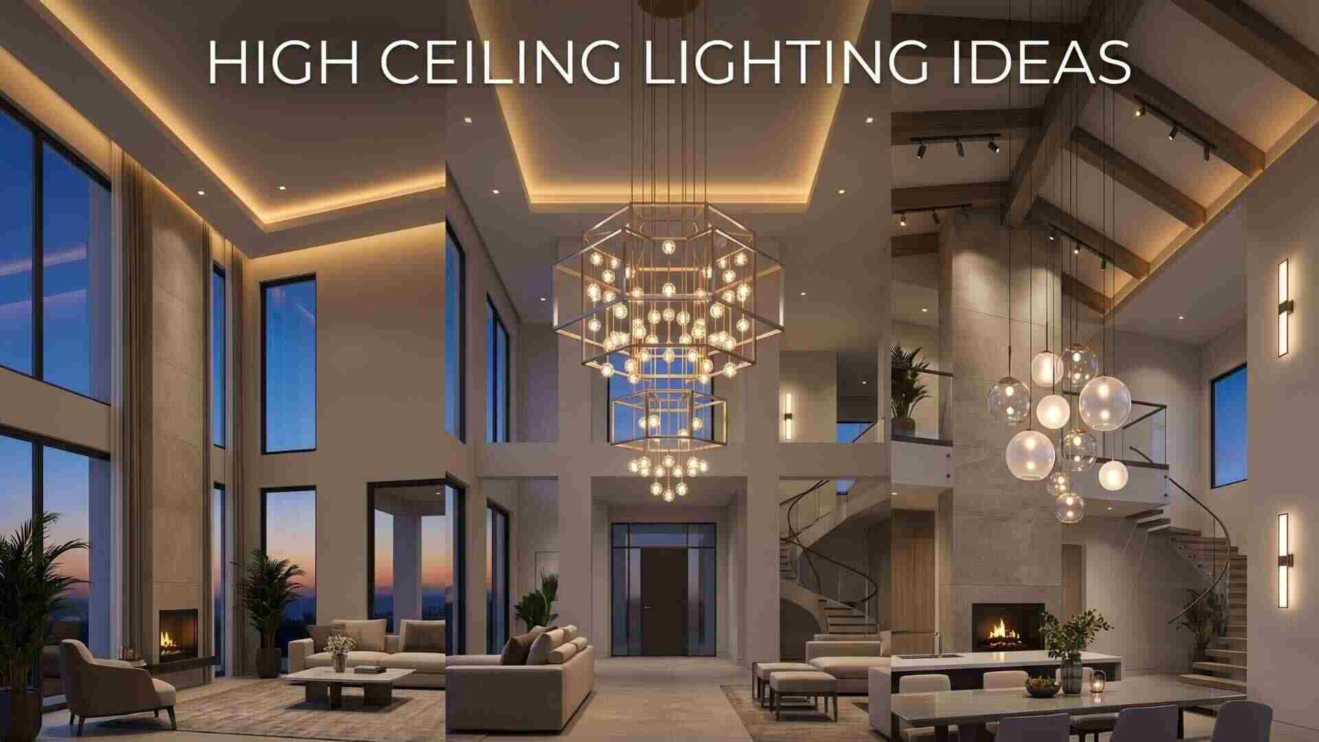 High Ceiling Lighting Ideas: A Designer Guide to Cathedral, Vaulted & Two-Story Solutions