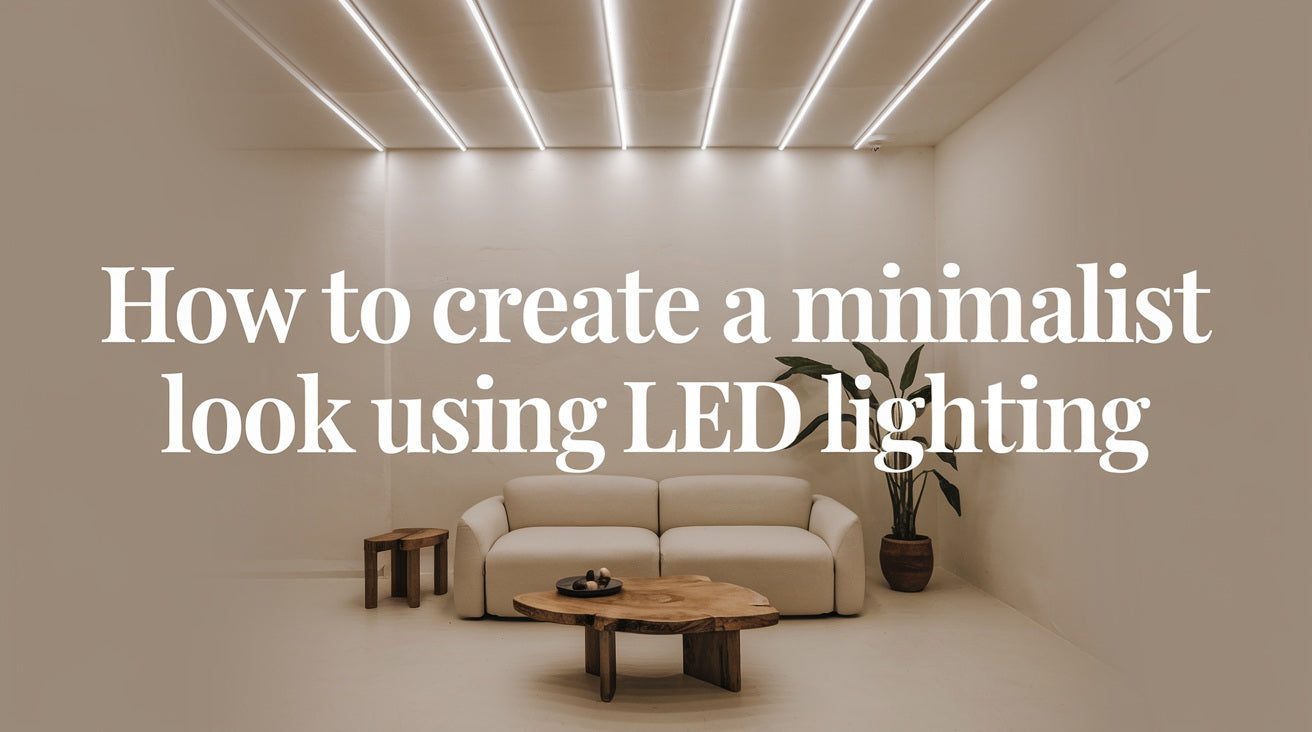 How to Create a Minimalist Look Using LED Lighting