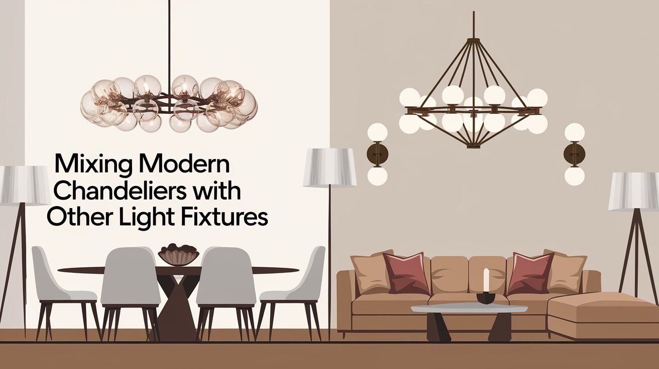 How to Mix Metals in Lighting: Brass, Black, Chrome & Bronze