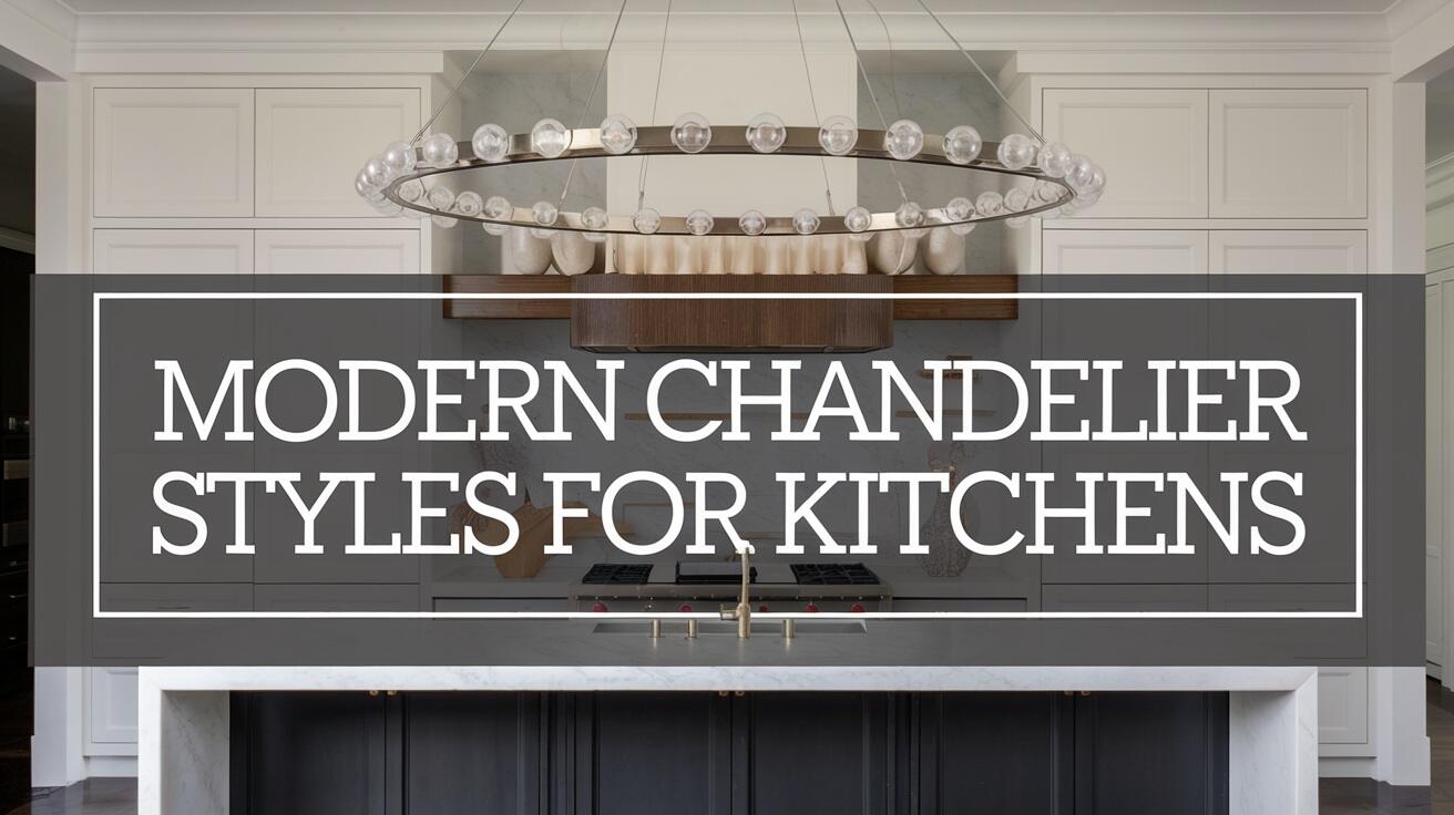 Modern Kitchen Chandeliers: 11 Styles for Islands & Kitchens