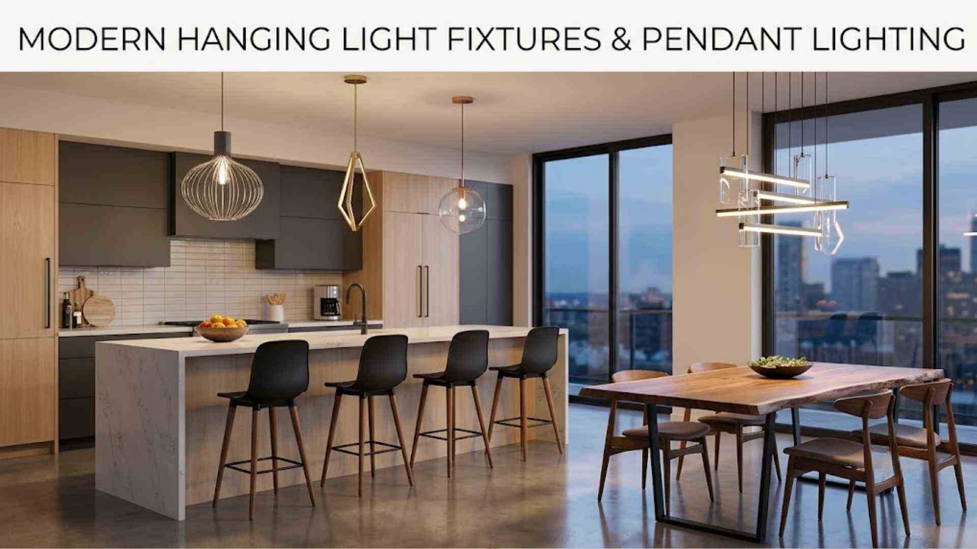 Modern Hanging Light Fixtures & Pendant Lighting