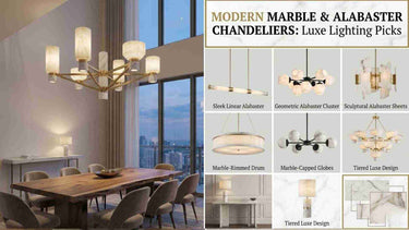 Modern Marble & Alabaster Chandeliers: A Guide to Stone Lighting in 2026