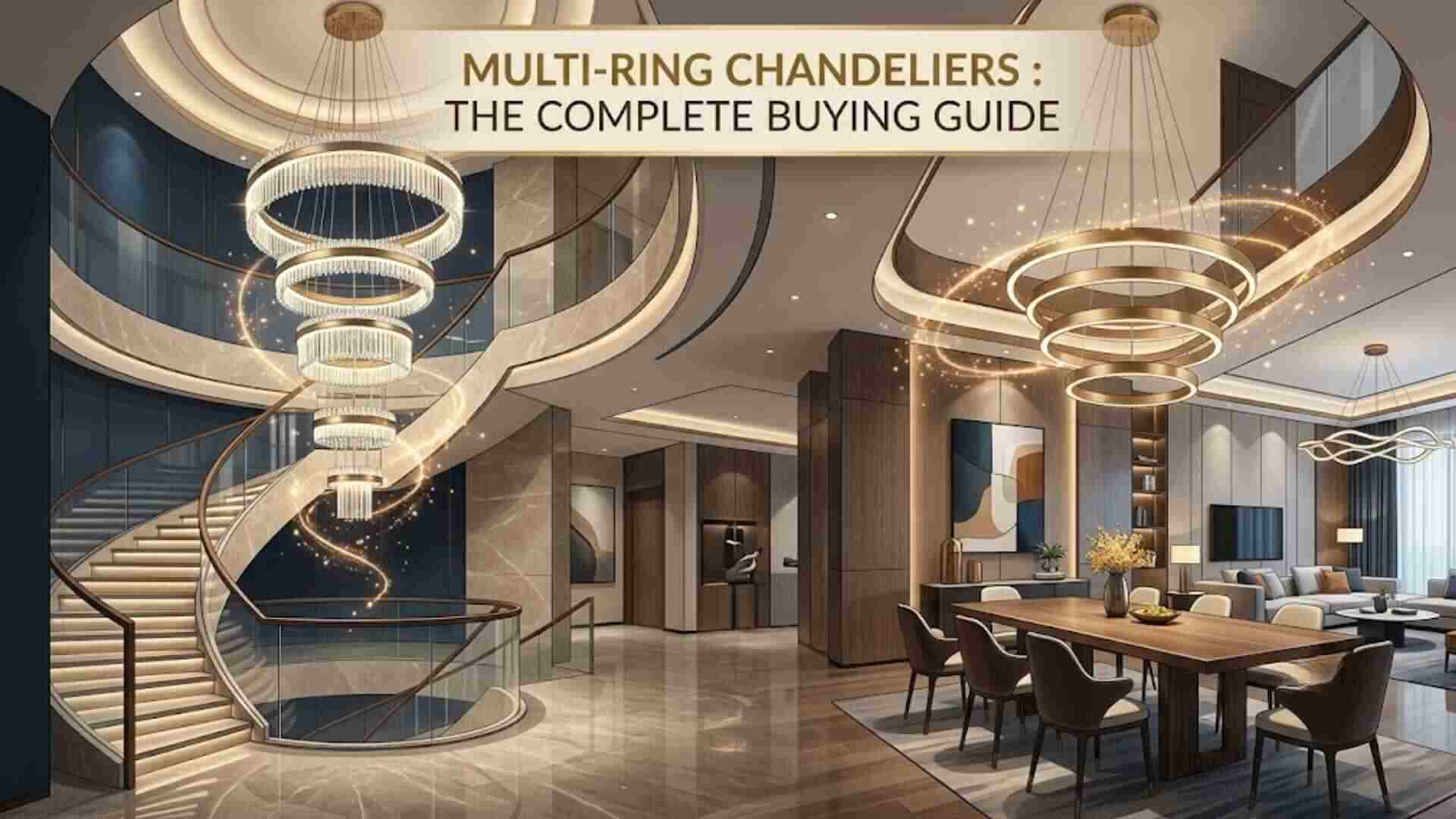 Multi-Ring Chandeliers : The Complete Buying Guide for 1, 2, 3, 4, 5 & 6+ Ring Designs