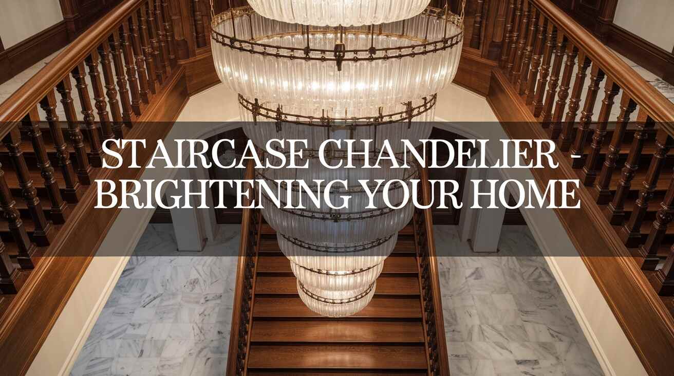 Staircase Chandelier - Brightening Your Home