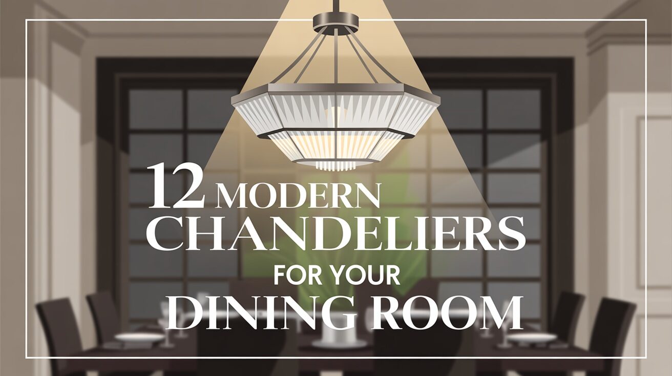 12 Modern Chandeliers for Your Dining Room