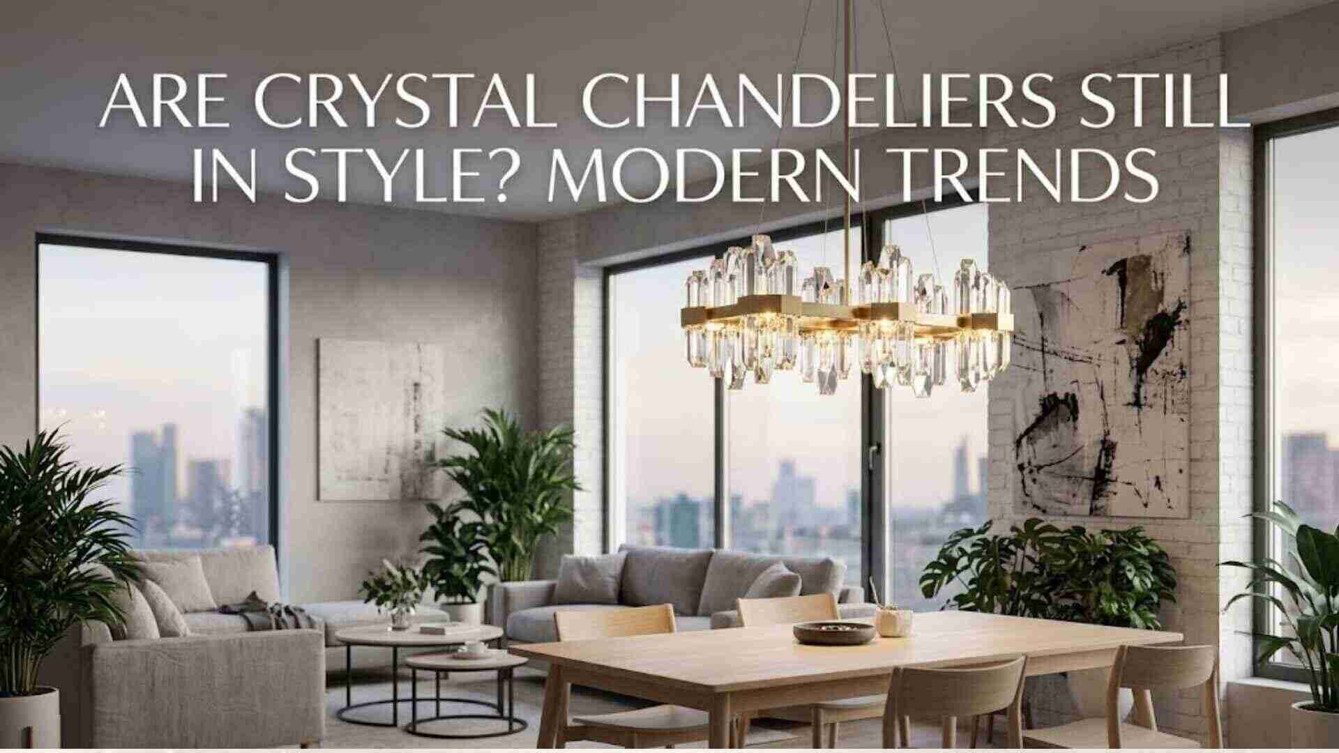 Are Crystal Chandeliers Still in Style? Modern Trends