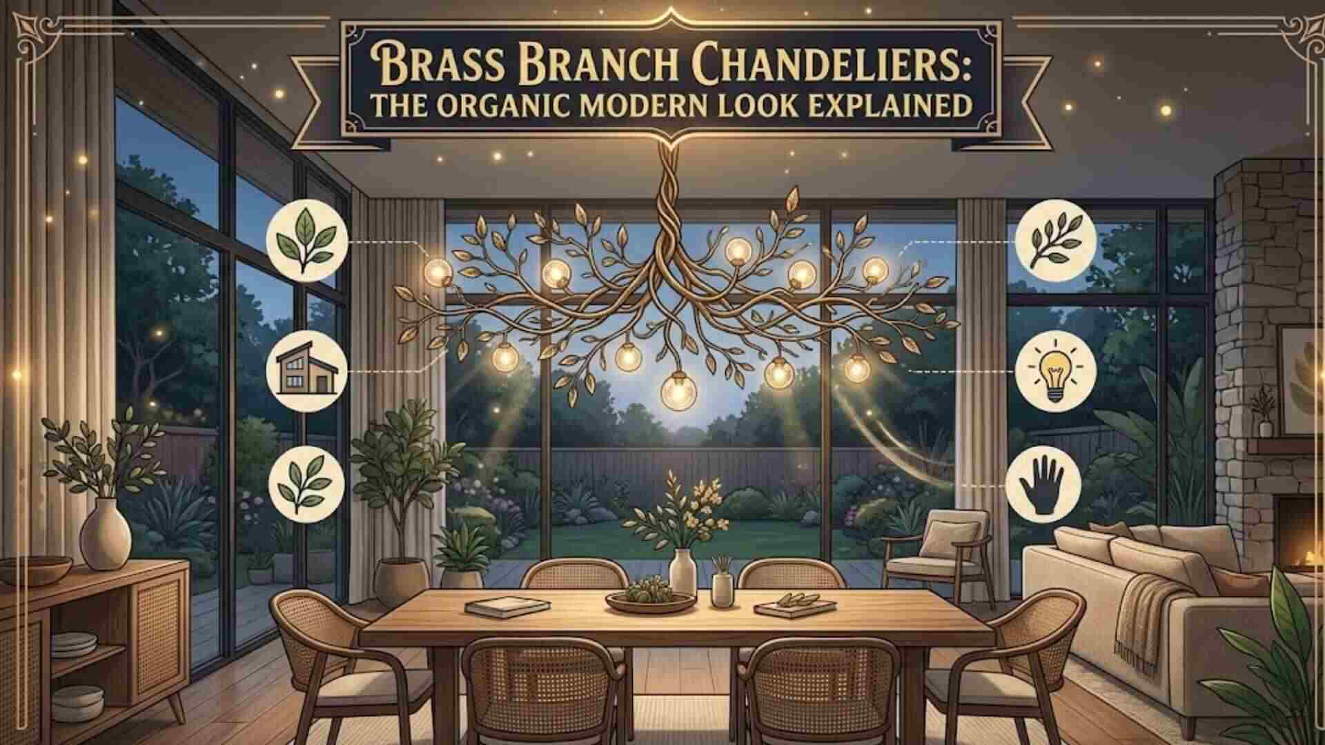 Brass Branch Chandeliers: The Organic Modern Look Explained