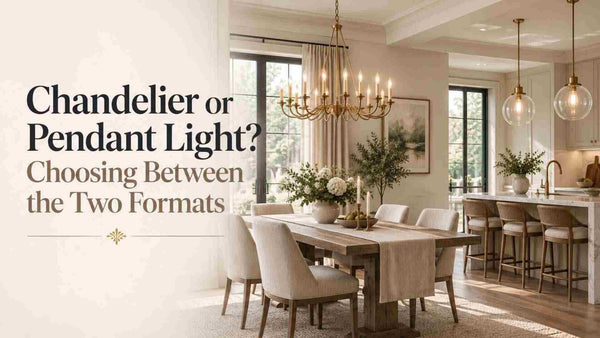 Chandelier or Pendant Light? Choosing Between the Two Formats