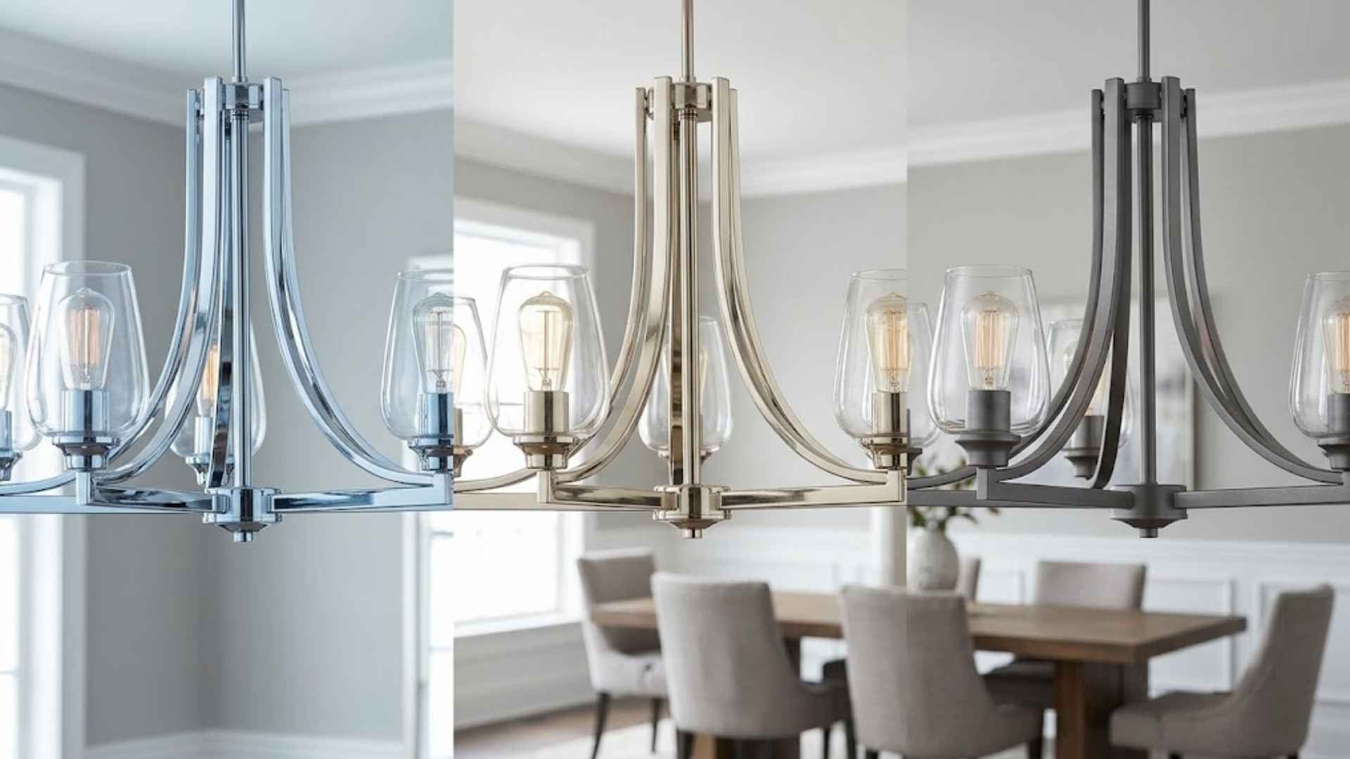 Chrome, Nickel and Gray Chandeliers: Choosing a Cool Metal Finish