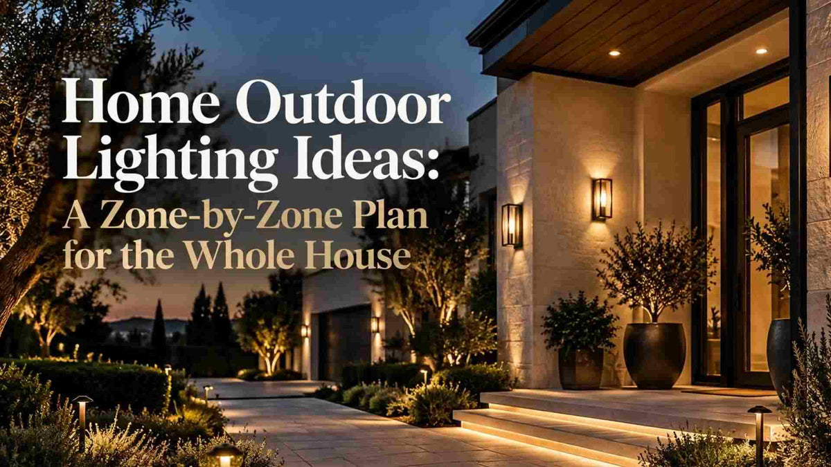 Home Outdoor Lighting Ideas: A Zone-by-Zone Plan for the Whole House