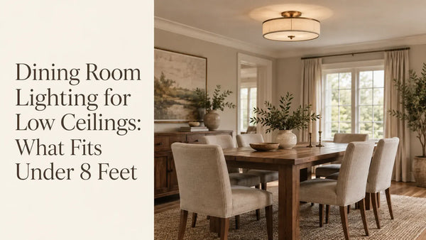 Small Dining Room Lighting: Scale, Placement and Making the Space Work