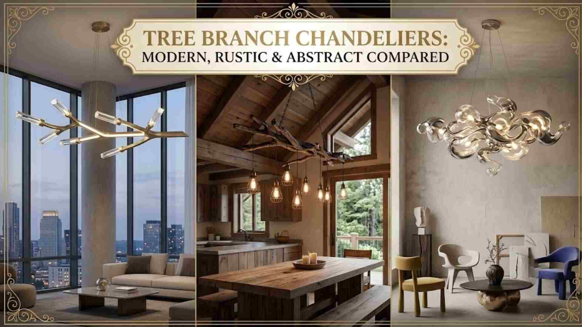 Tree Branch Chandeliers: Modern, Rustic & Abstract Compared