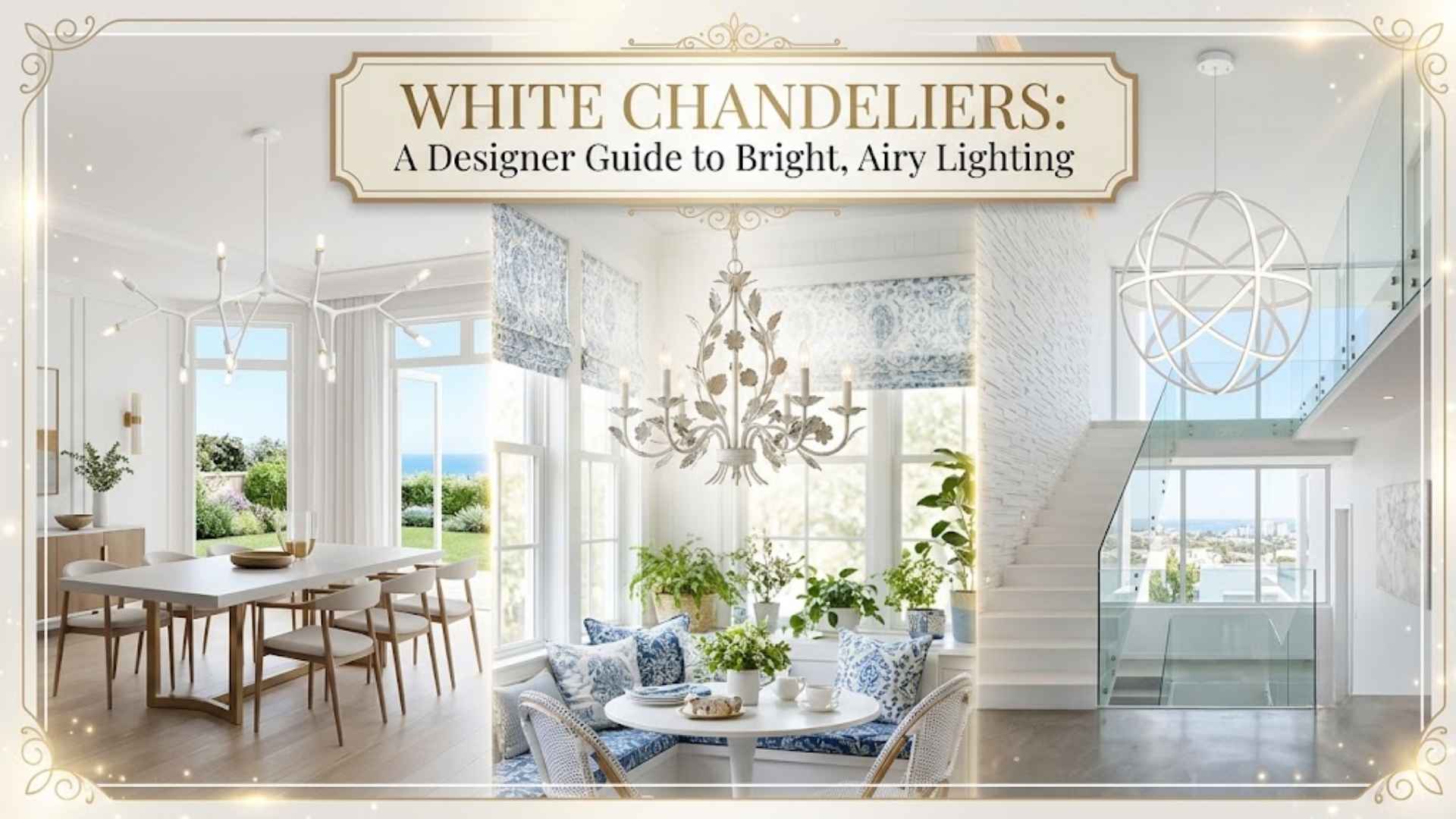 White Chandeliers: A Designer Guide to Bright, Airy Lighting
