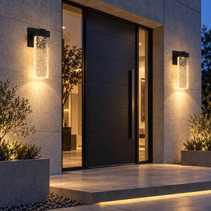 2-Pack Bety Crystal Outdoor Wall Light Modern Chandelier