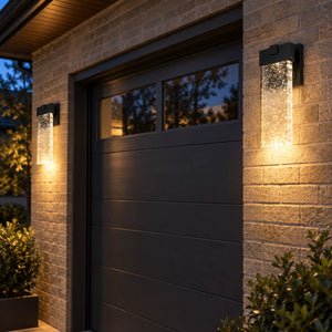 2-Pack Bety Crystal Outdoor Wall Light Modern Chandelier