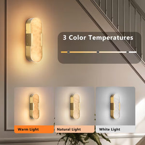 2-Pack Marble Sconce Wall Light Modern Chandelier
