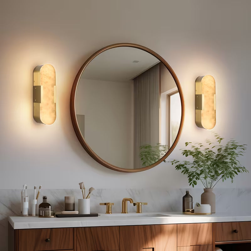 2-Pack Marble Sconce Wall Light Modern Chandelier