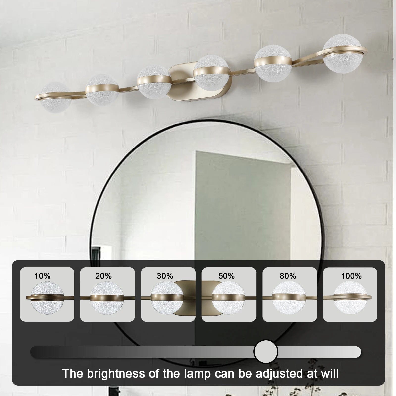 6-Light Modern Bathroom Vanity Light Modern Chandelier